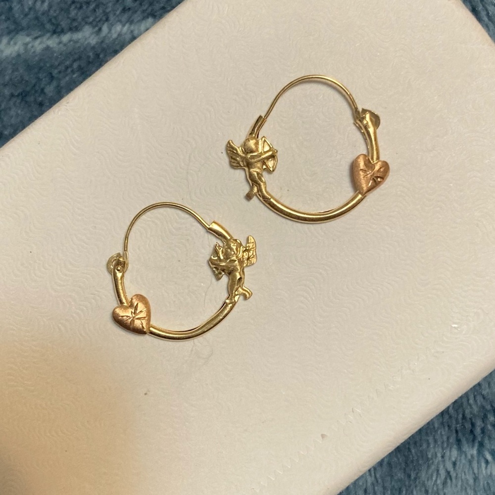 14k Solid Gold Hoop Earrings 14k Solid Gold Hoop Earrings